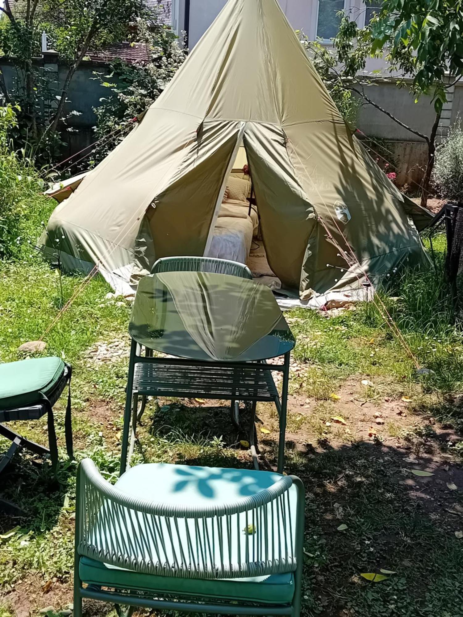 Indian Tent Tipi In Shared Lot And Shared Bathroom Mrse 외부 사진